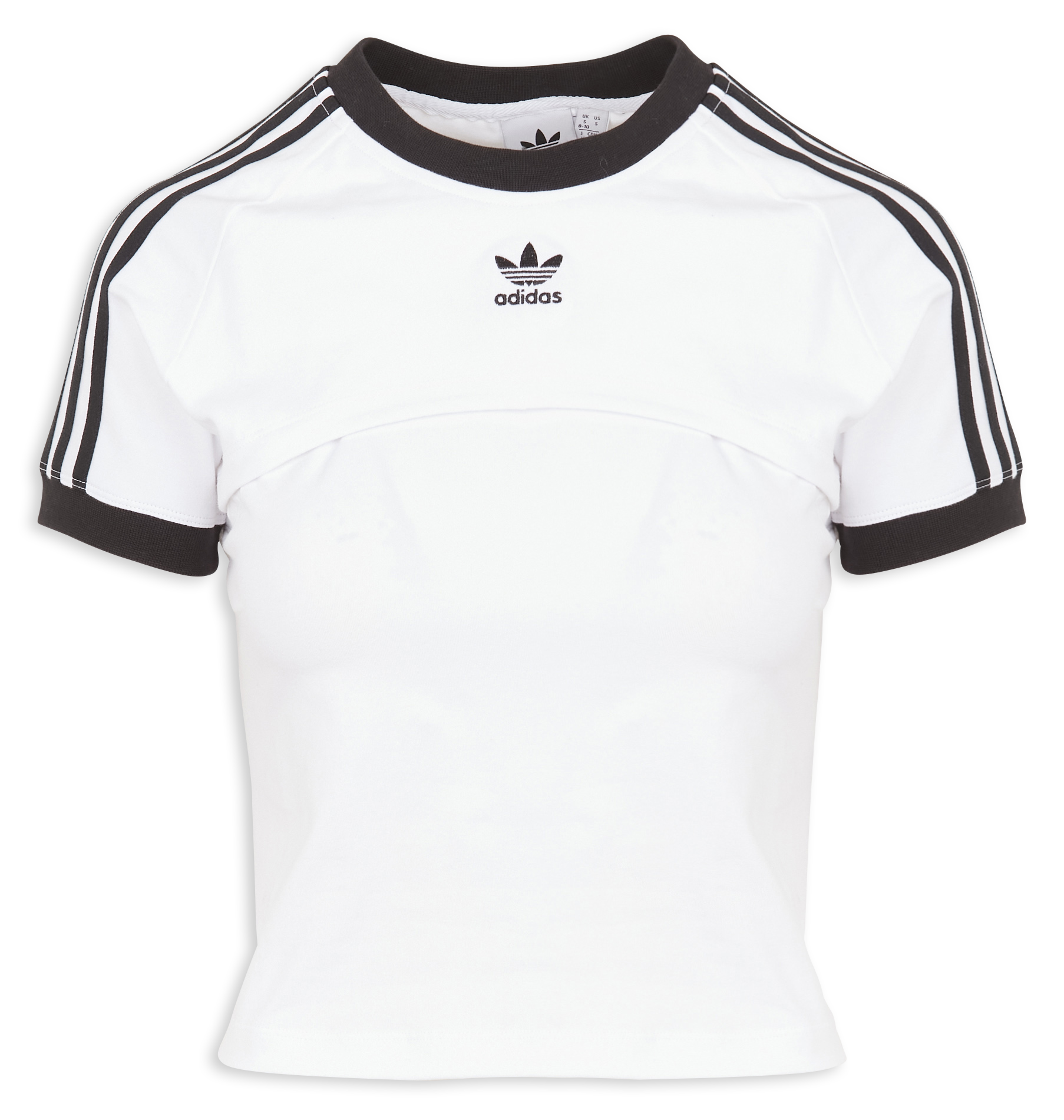 Tee-shirt col rond en coton | Blanc