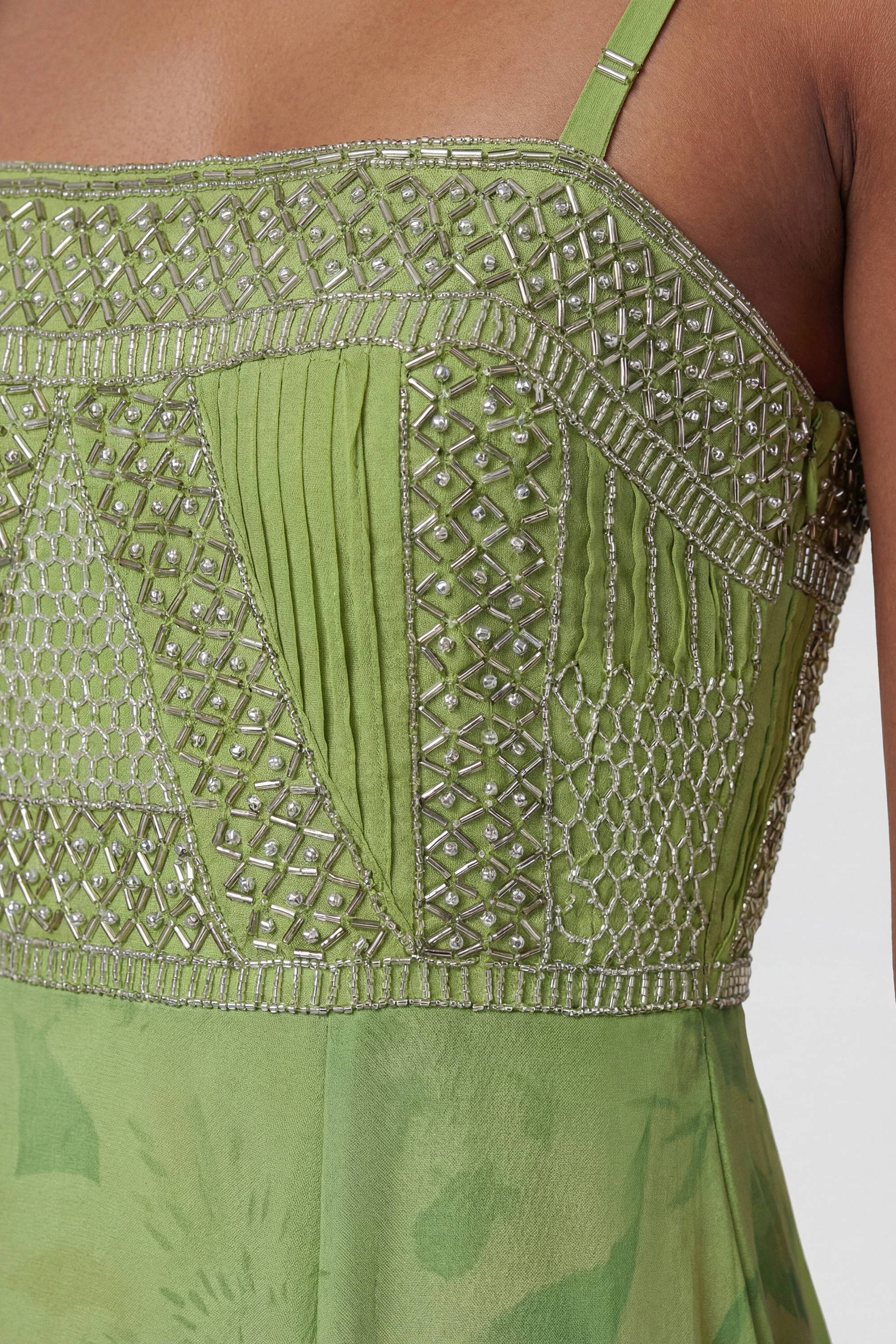 KarenMillen Robe Maxi Plissée Bandeau À Imprimé Floral Ombré Et Ornements