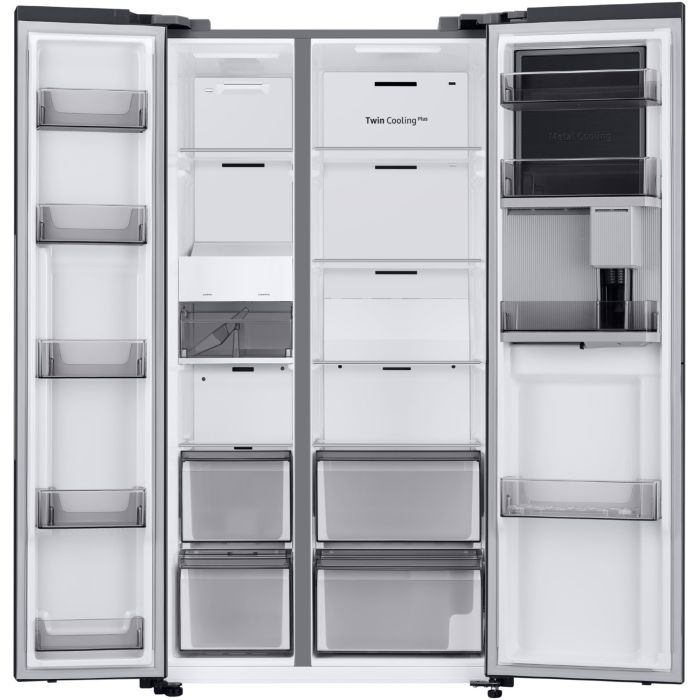 Samsung Side-by-Side RH6ACG892DB1EG Black Steel - Festwasseranschluss