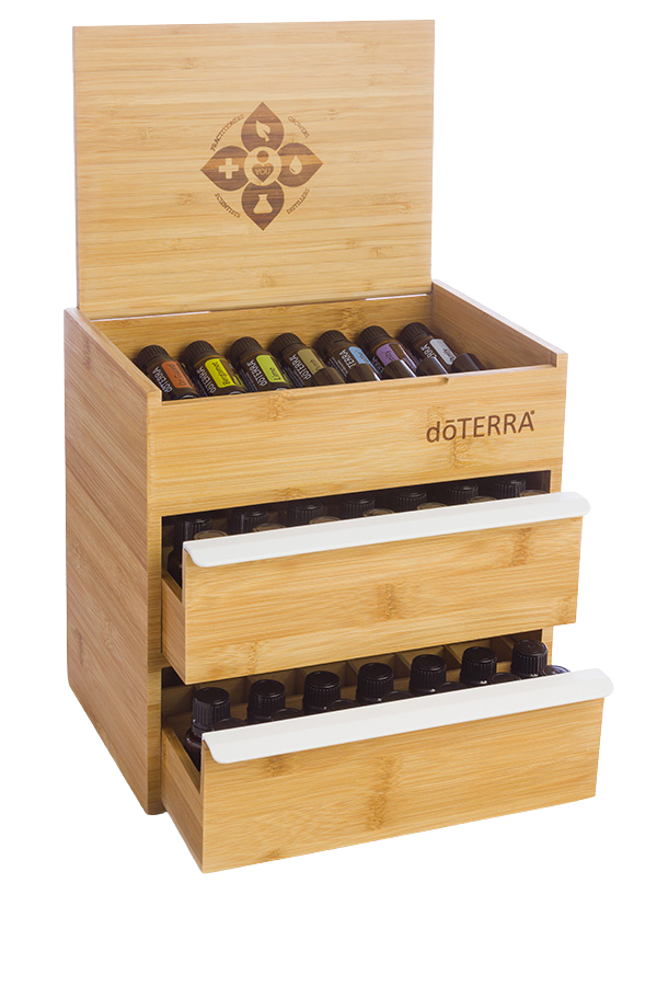 Boîte de luxe en bambou (double tiroir)