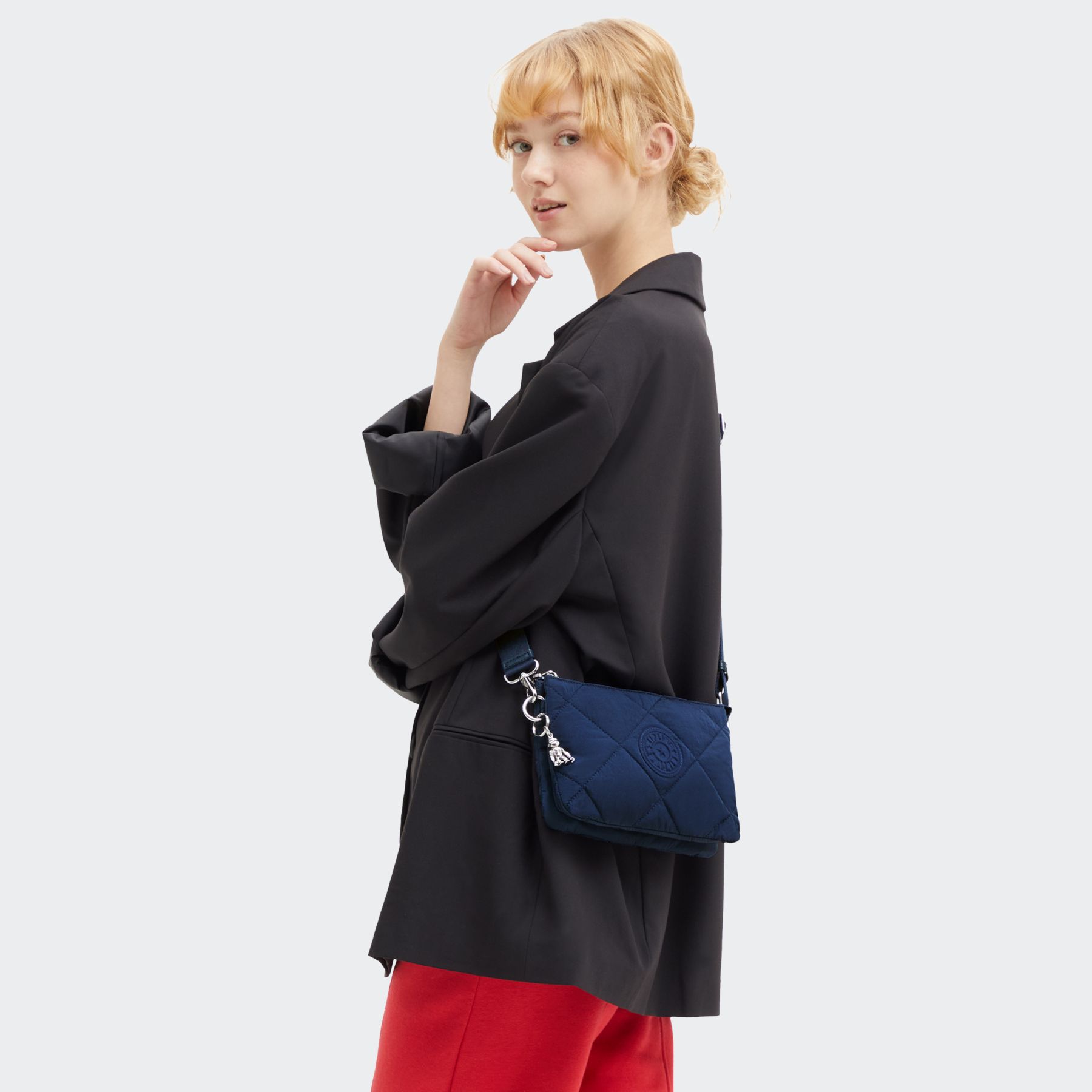 RIRI Petit Sac Bandoulière - Airy Blue Quilt