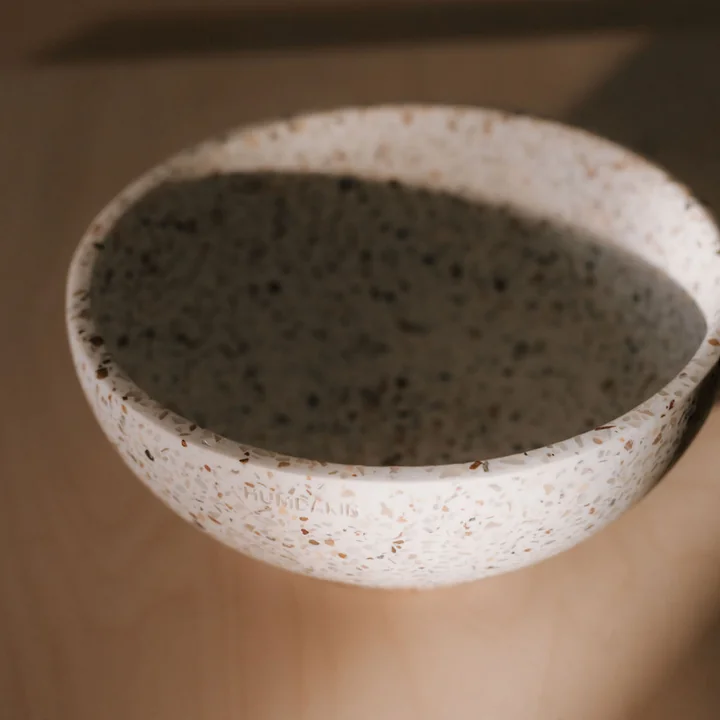 Humdakin - Genova Terrazzo Schale, Ø 18 x 8 cm, schwarz