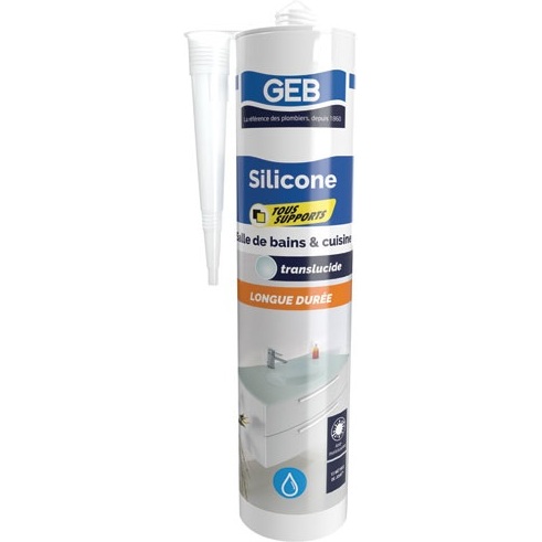 Silcone longue durée blanc - 280 ml