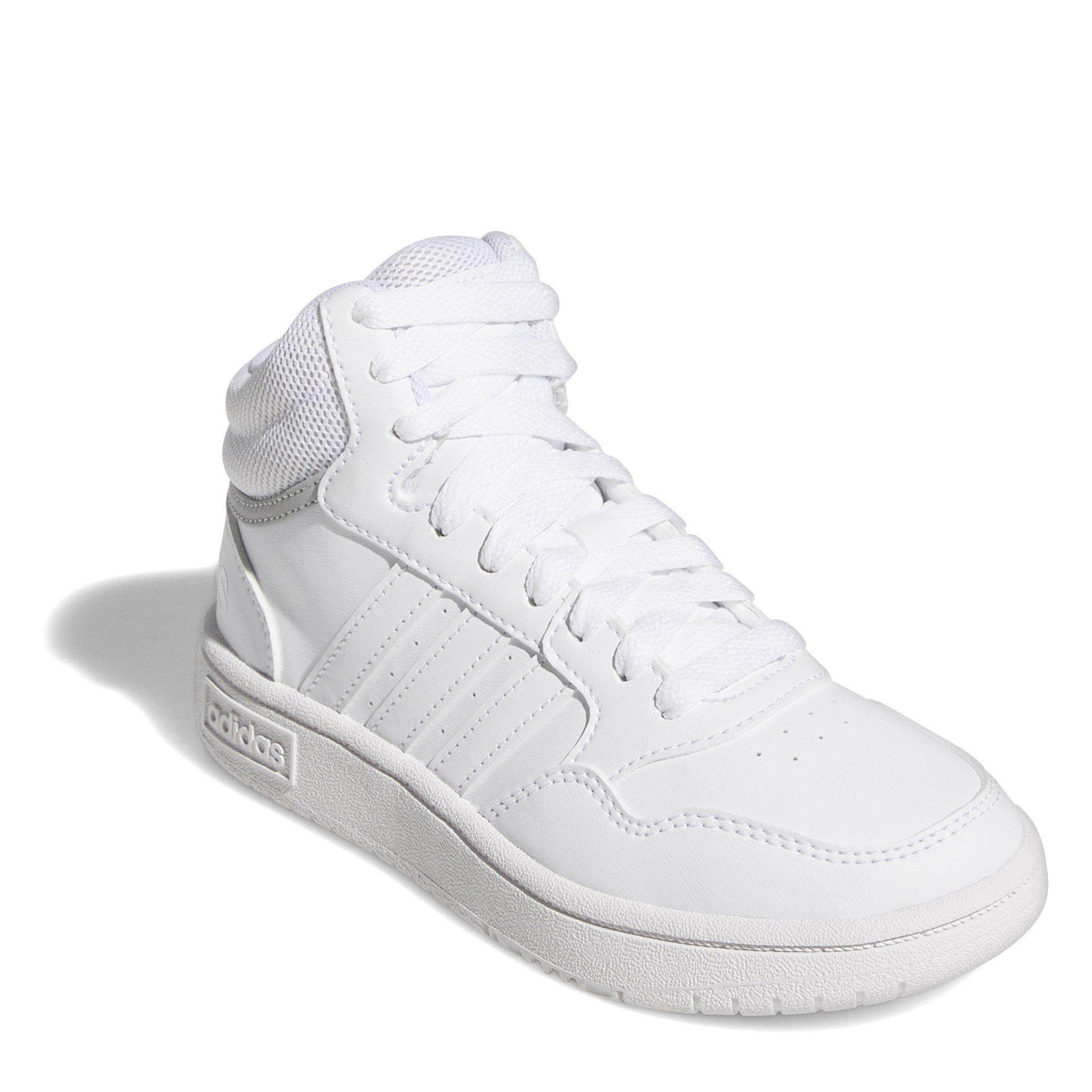 adidas Hoops Mid High Tops Junior Boys