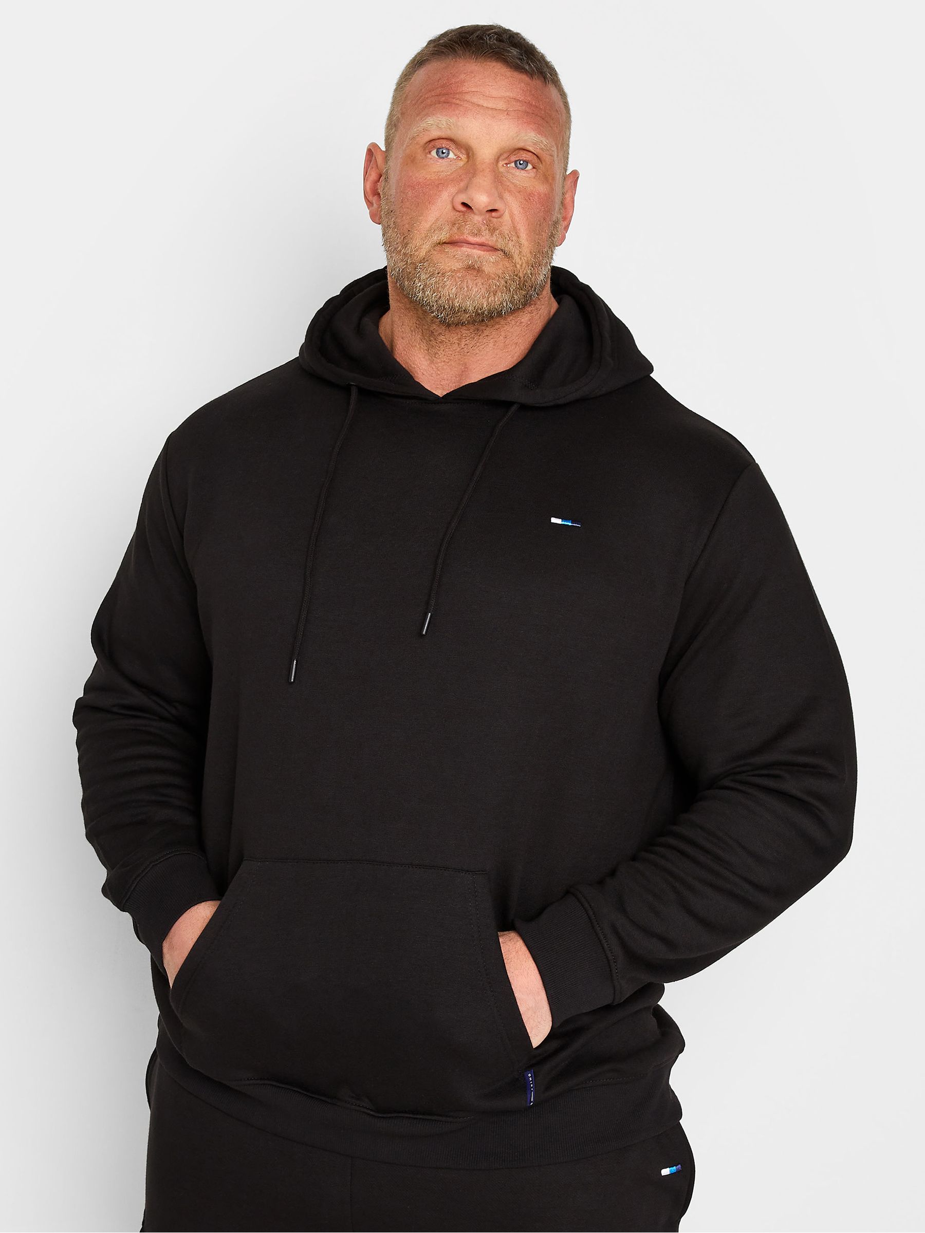 Zwart - Badrhino - Breed en groot - Must-have hoody