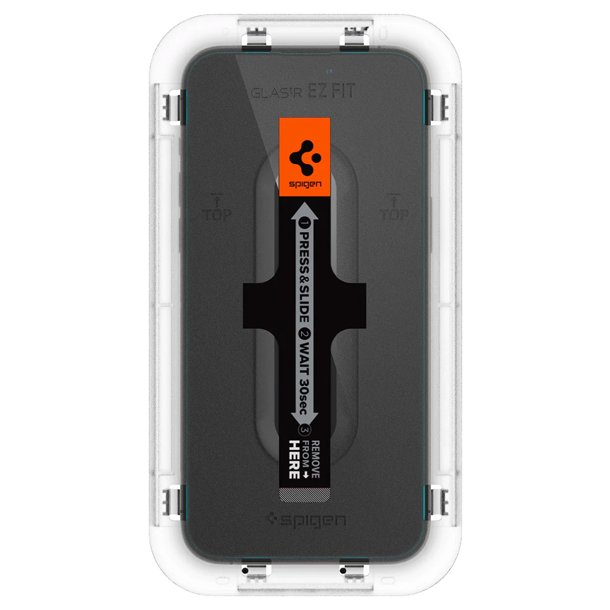 (2er Set) iPhone 14 Pro Glas Tr EZ Fit Panzer Glas Case Friendly   Montagerahmen (AGL05214)