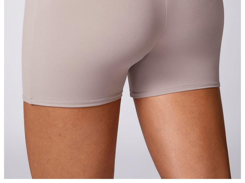 Skinniano - Hoge taille effen yogashorts