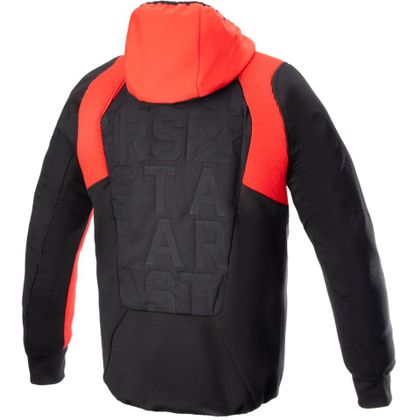 Blouson Alpinestars MO.ST.EQ HYBRID HOODED - Noir / Rouge