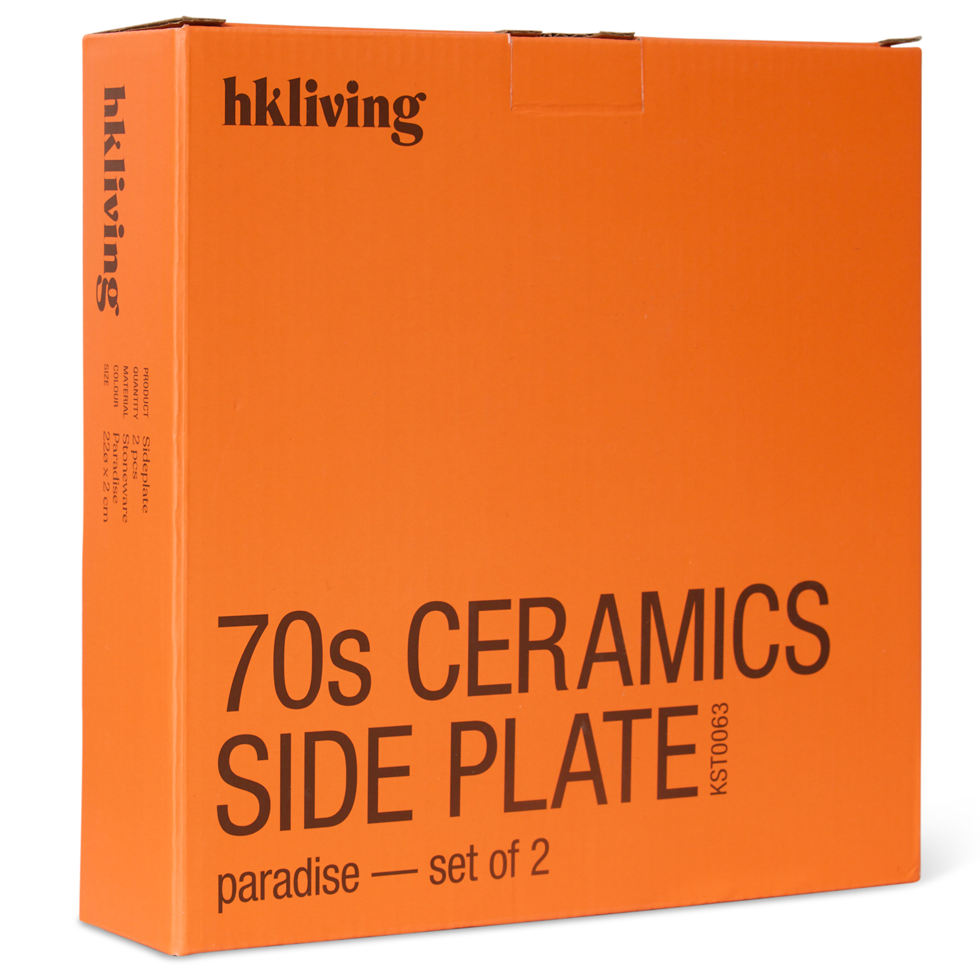 Servies 70's Ceramics Ontbijtbord paradise - set van 2
