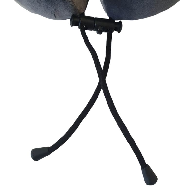 Oreiller de voyage mémoire de forme 57407 Dark Grey