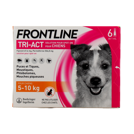 Frontline Tri-Act Pipettes pour chien