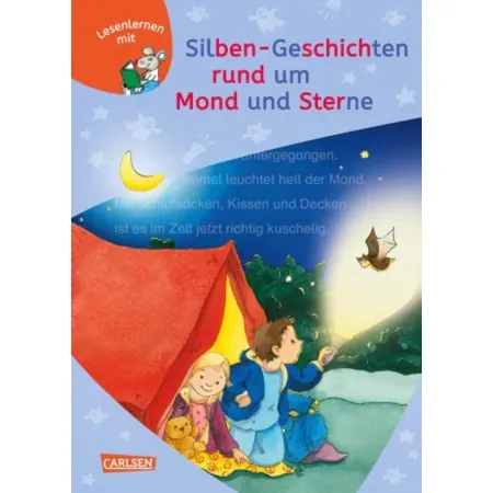Carlsen LESEMAUS zum Lesenlernen Silben-Geschichten rund um Mond und Sterne