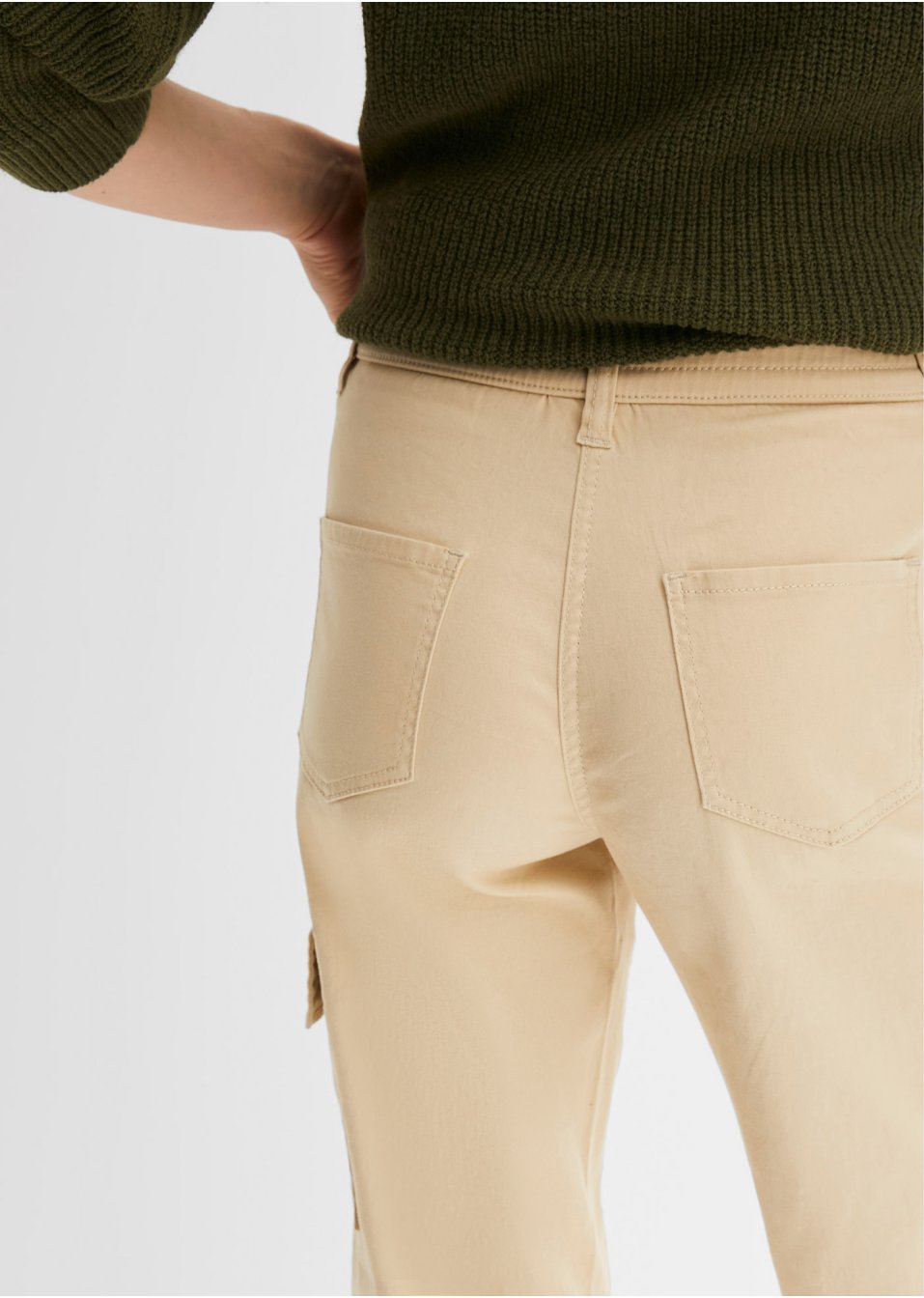 Pantalon cargo en twill