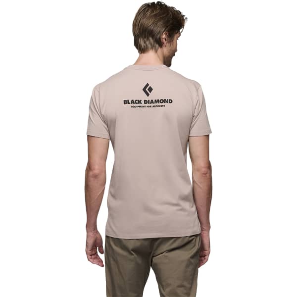T-shirt escalade BLACK DIAMOND EQUIPMENT FOR ALPINIST SS TEE PALE MAUVE
