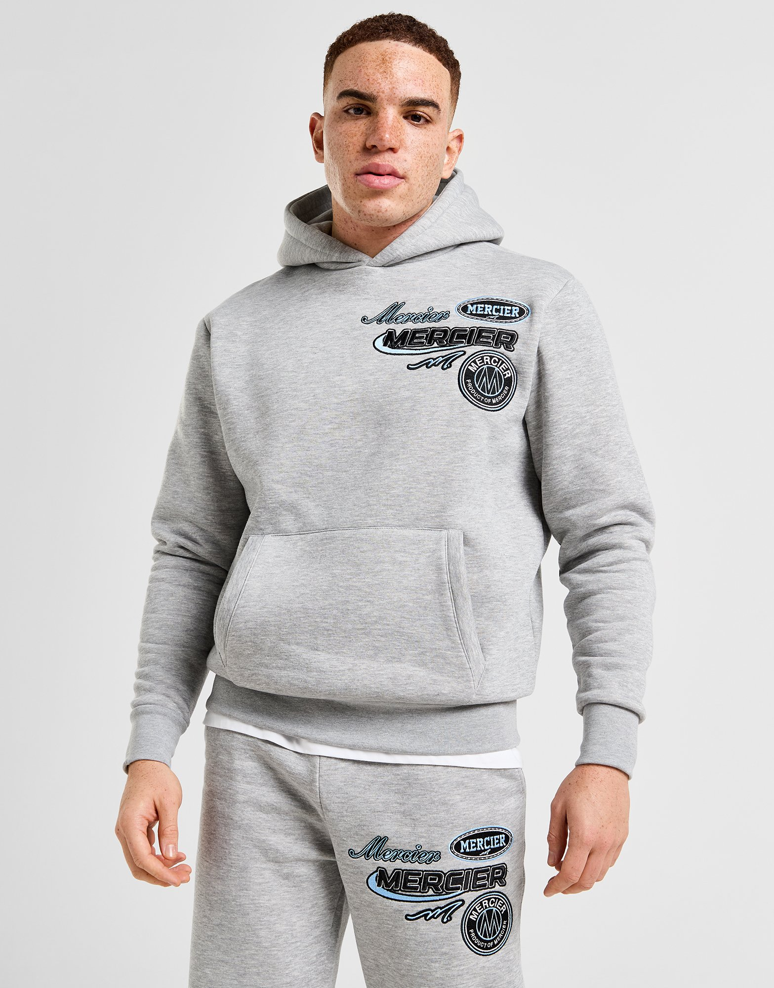 MERCIER Sweat à Capuche Racer Badge Homme
