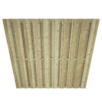 Schutting Royal grenen hout 180 x 180 cm 19 planks