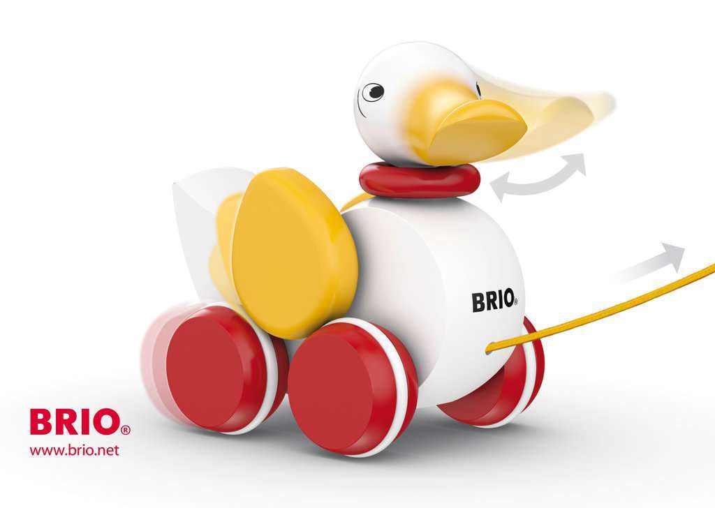 BRIO Spiel Nachziehente, weiß