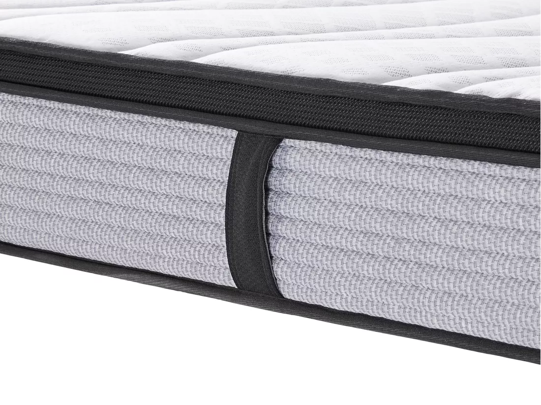 Matelas 140 x 190 cm ressorts ensachés et surmatelas intégré ép.25cm - ANYLA de YSMÉE