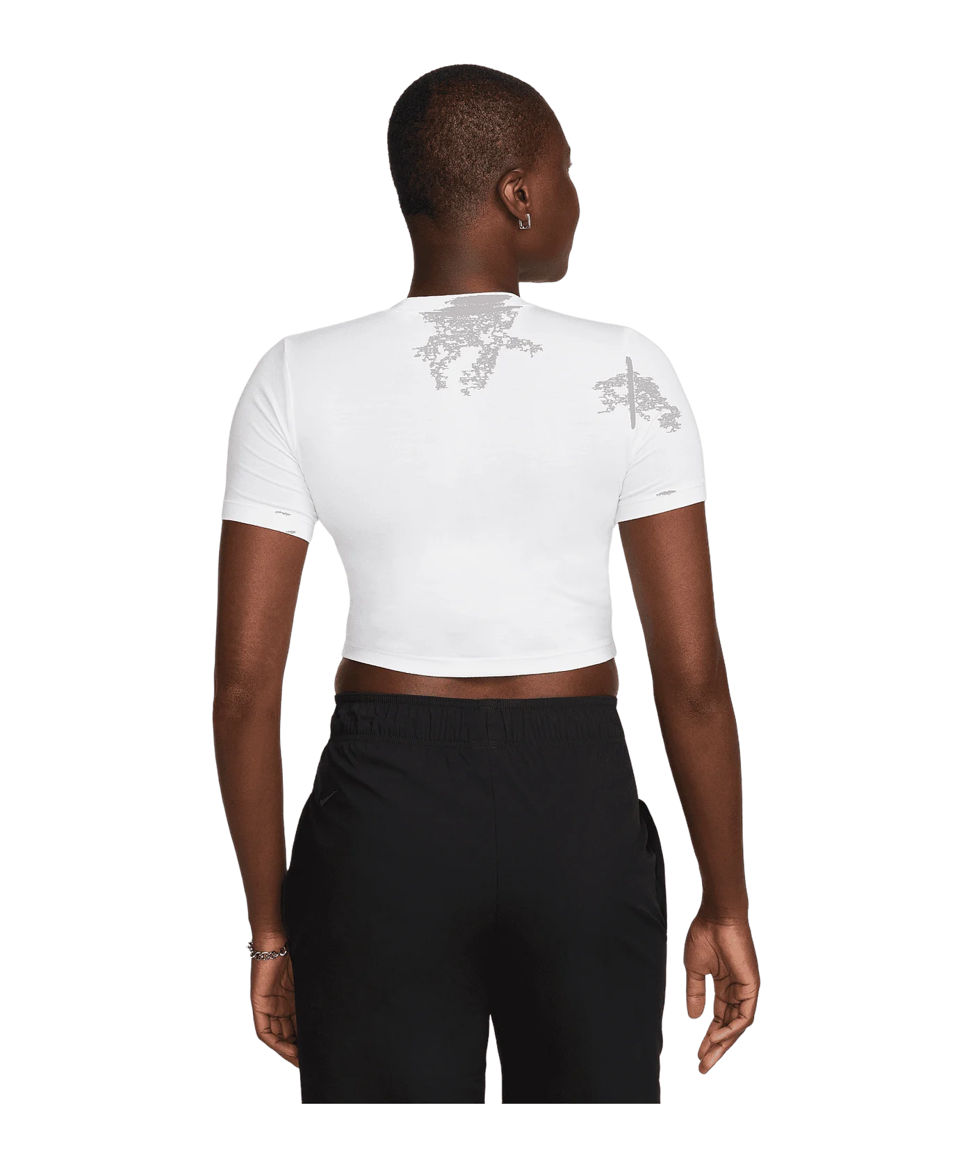 Nike Essential SLM Crop T-Shirt Damen Weiss F100