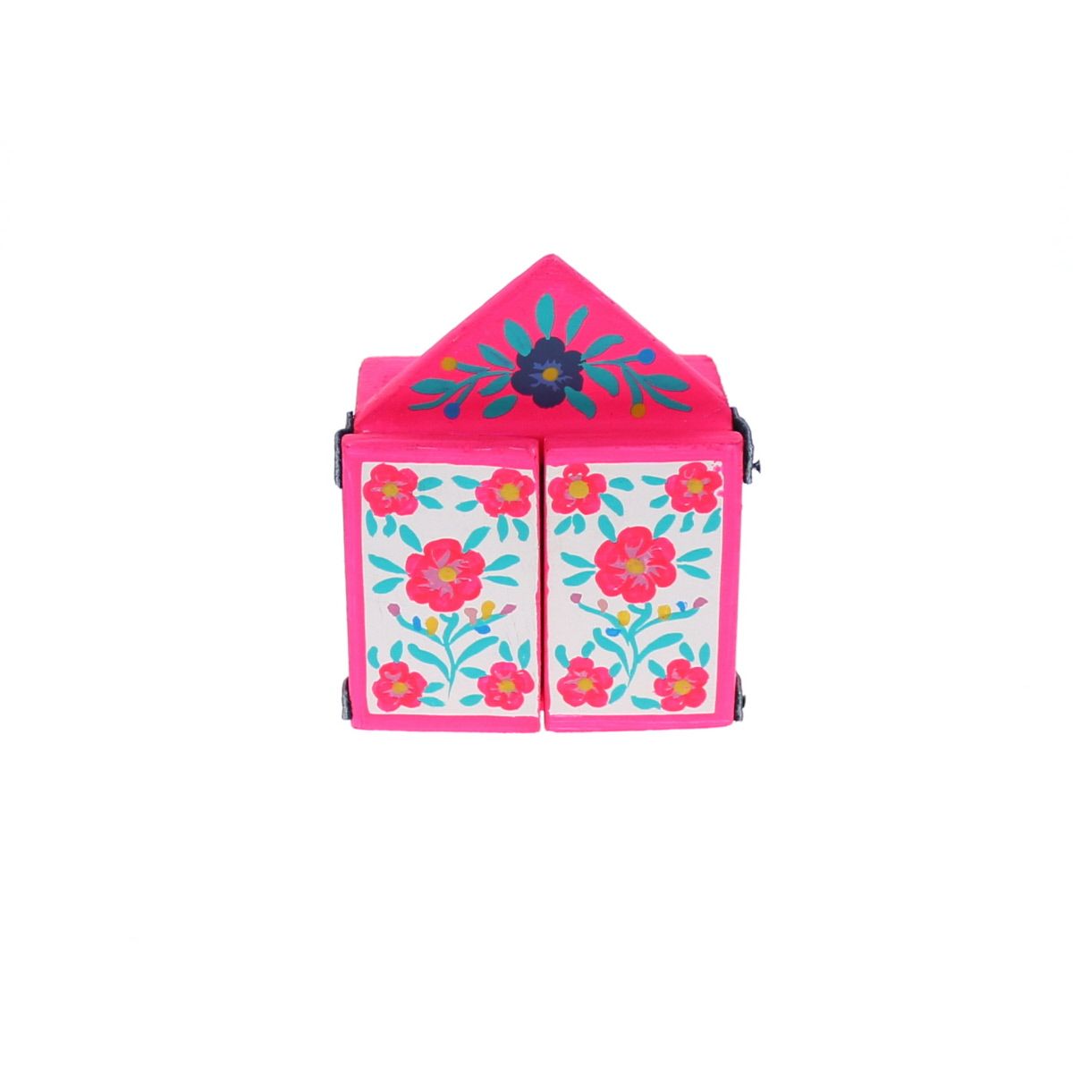 Mini crèche rose à fleurs Polka Esquipulas