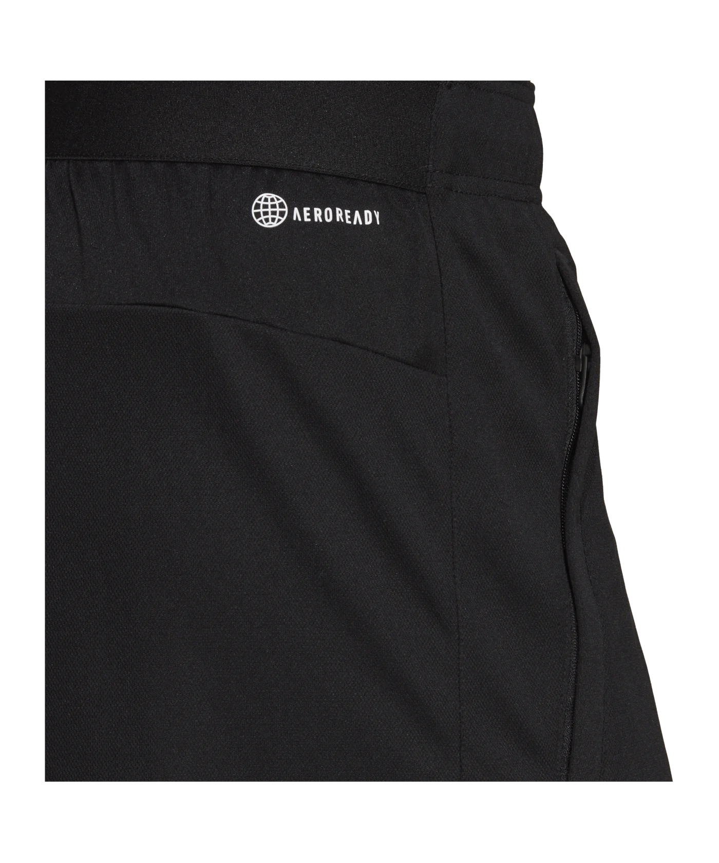 adidas Logo Trainingsshort Schwarz Weiss