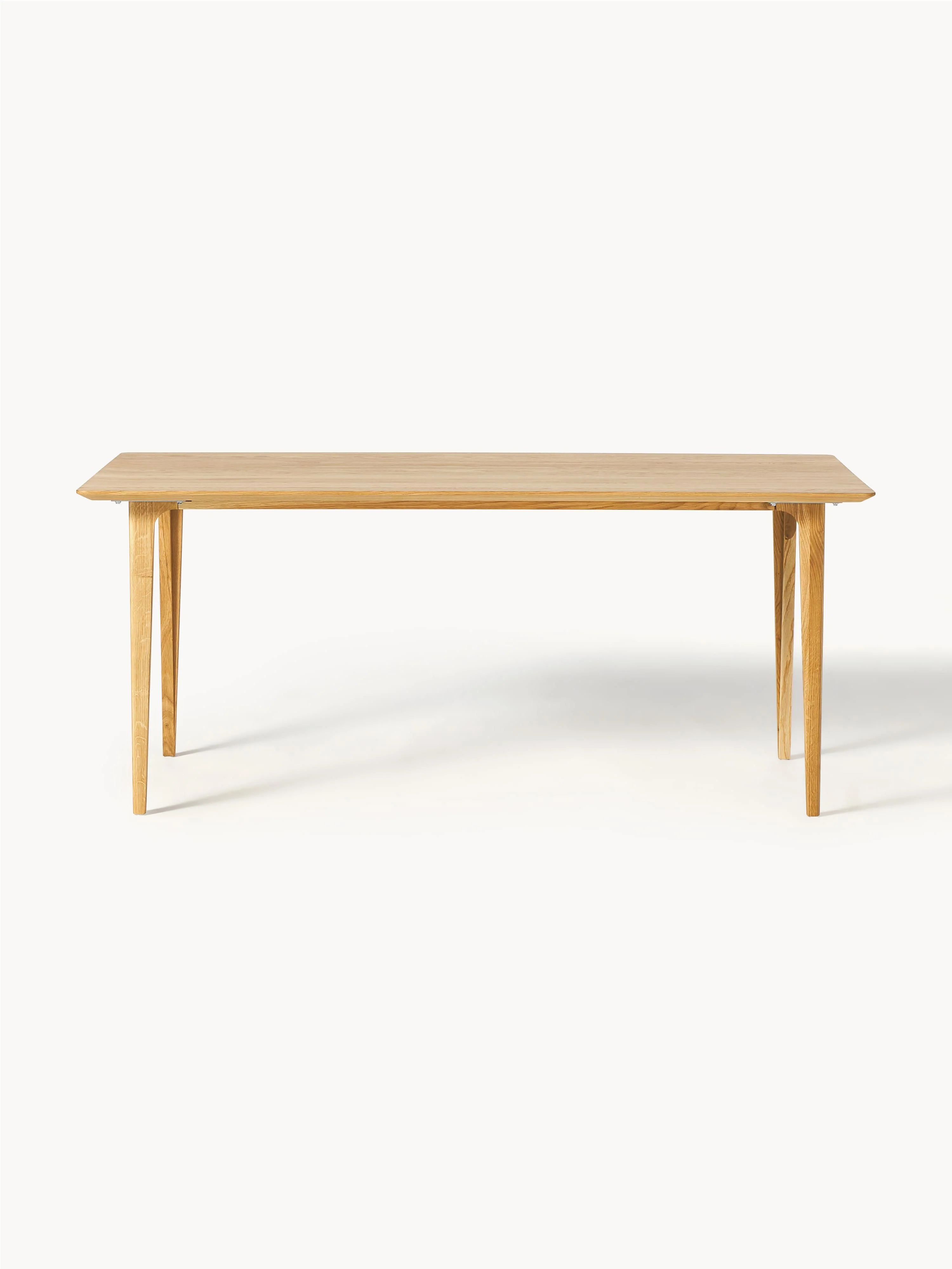 Eettafel Archie van eikenhout, in verschillende formaten