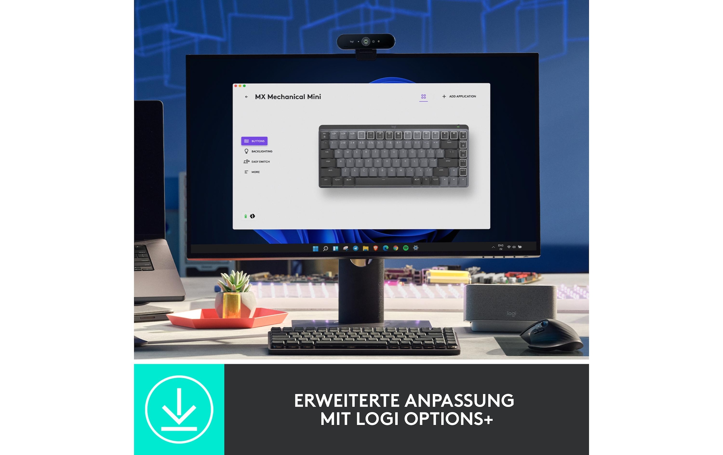 Logitech Wireless-Tastatur »MX Mechanical Mini« ()