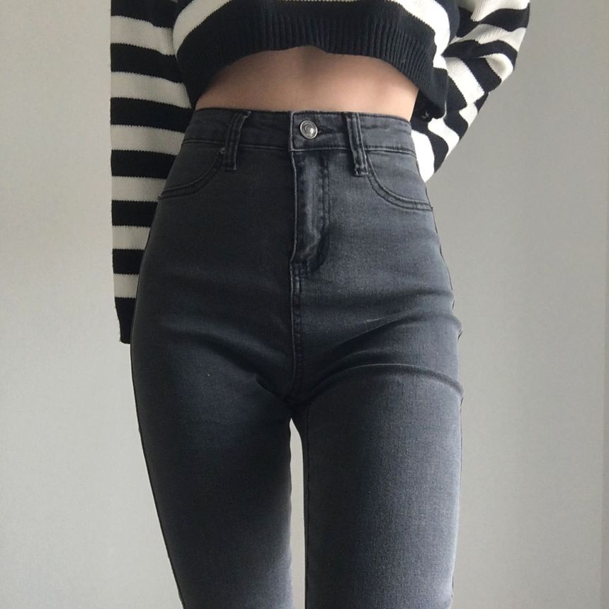 Notica - Skinny jeans met hoge taille
