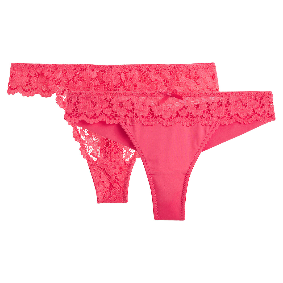 COLEÇÕES LA REDOUTE<br>Conjunto de 2 tangas exclusivas, Girofle