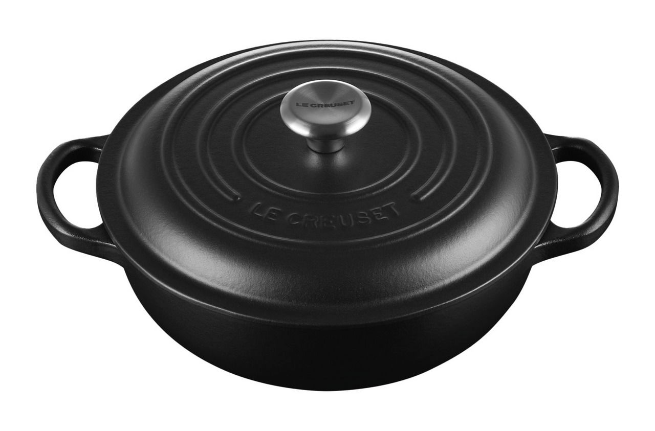 LE CREUSET Bräter 22cm Schwarz SIGNATURE
