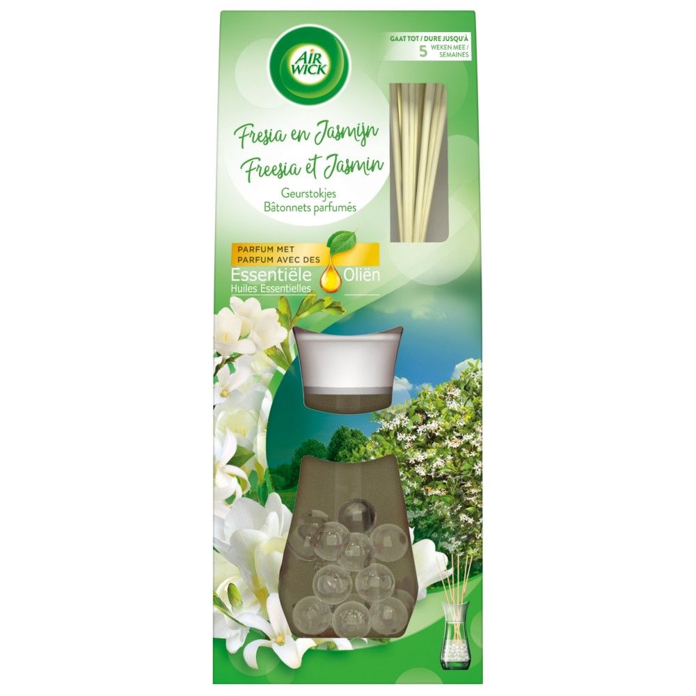 Airwick Geurstokjes Reeds Essential Oils Freesia & Jasmin (30 ml)