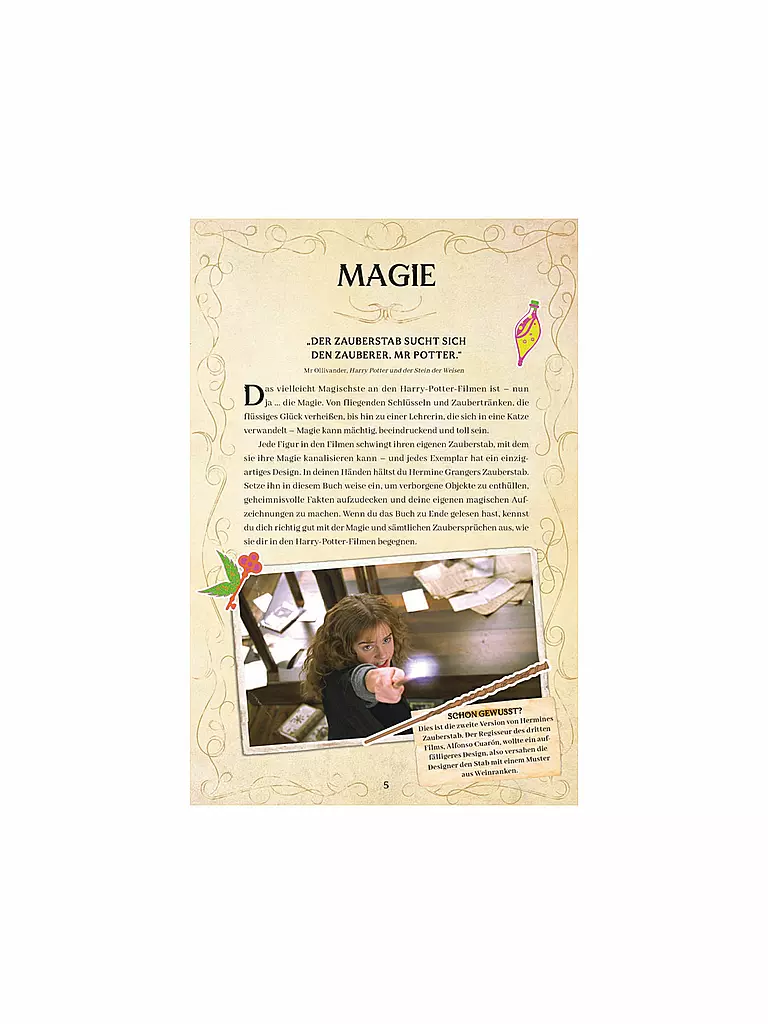 PANINI VERLAG Buch - Aus den Filmen zu Harry Potter: Zaubersprüche & Zaubertränke keine Farbe