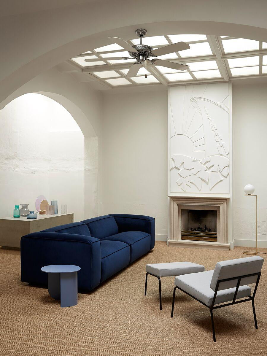 Monday ottoman zwart Royal 160 magnolia