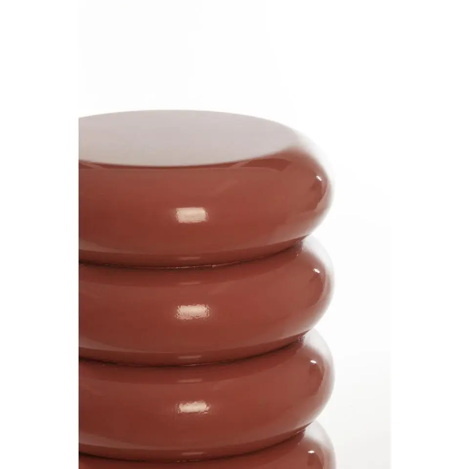 Bijzettafel Mirogi - Rood - Ø30cm
