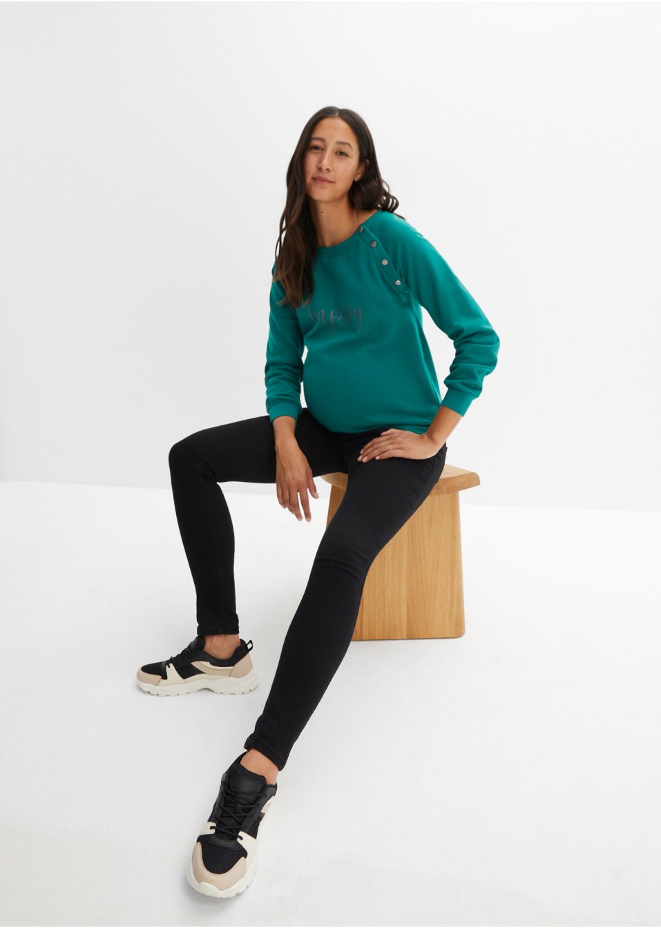 Sweat-shirt de grossesse et d'allaitement