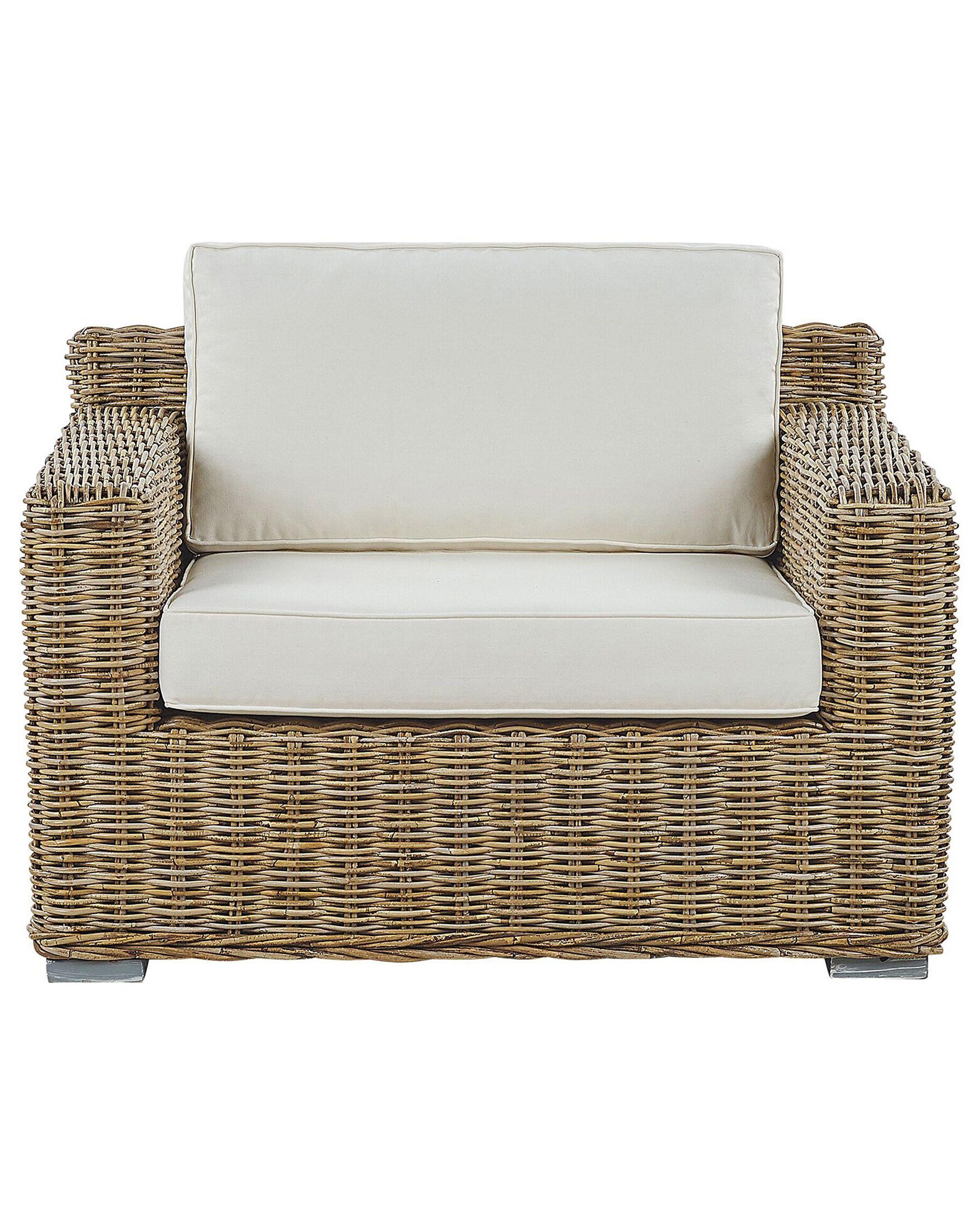 Tuinfauteuil ARDEA Rotan Lichtbruin