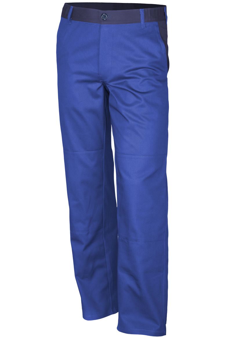 QUALITEX HIGH QUALITY WORKWEAR Bundhose basic 2-farbig kornblau/marine Damen: 36 Herren: 42