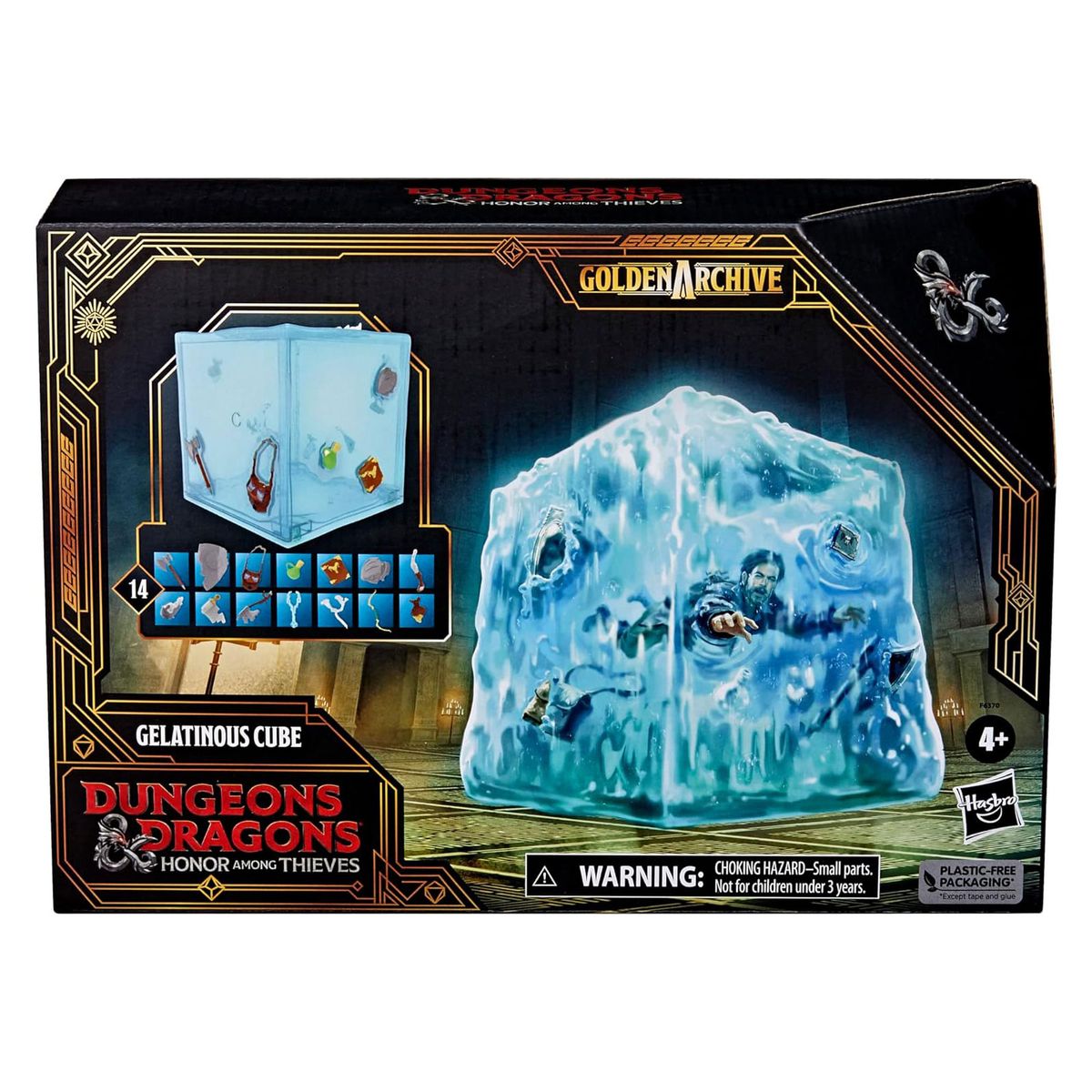 Hasbro F6370 - Dungeon & Dragons - Golden Archive - Gallertwürfel mit Zubehör