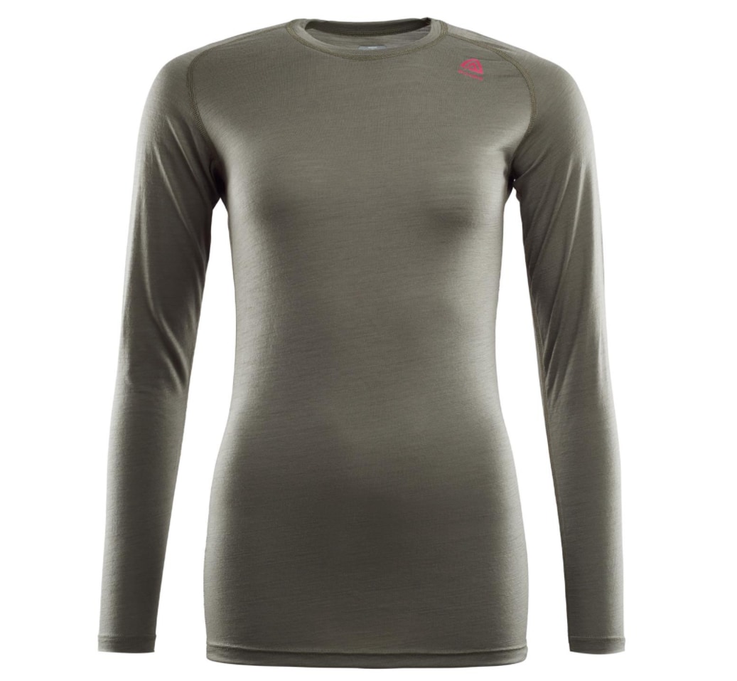 Aclima LightWool Crew Neck, Dame<br>Utrolig myk og lett! - 100% merinoull!