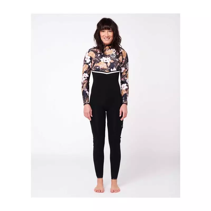 Combinaison intégrale femme RIPCURL EBomb 4/3 Zip Free Black Gold