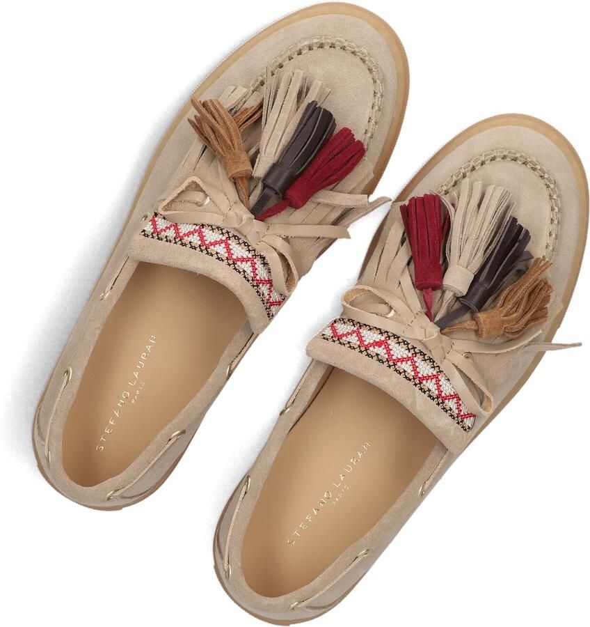 STEFANO LAURAN Instappers Dames St2582 Maat: 43 Materiaal: Suède Kleur: Beige