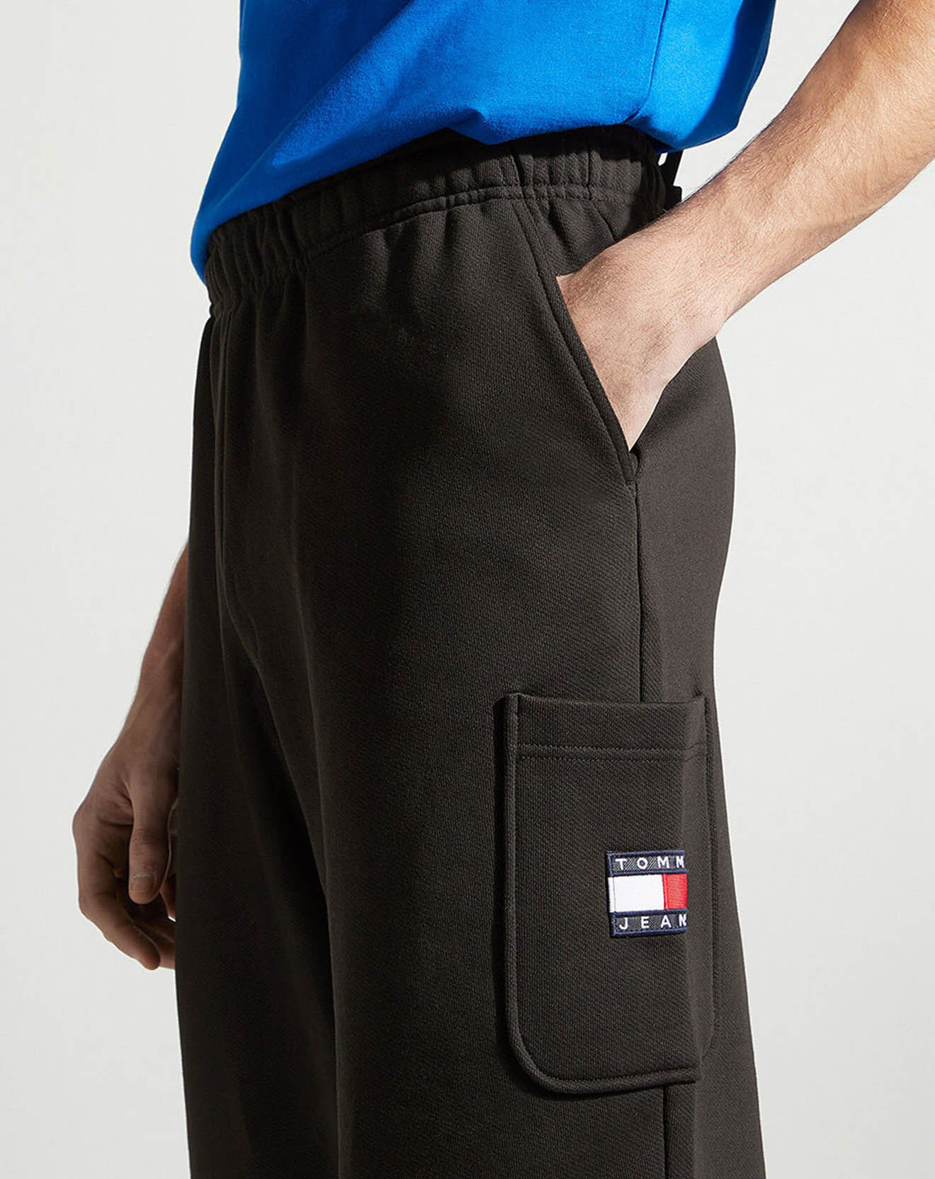 Tommy Jeans Jogging cargo Badge noir