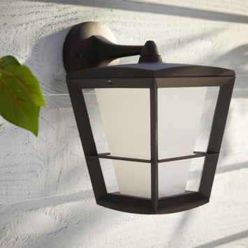 Philips Hue muurlamp zwart - wit en gekleurd licht 15W - omlaag