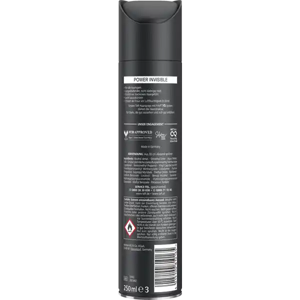 Haarspray Power Invisible