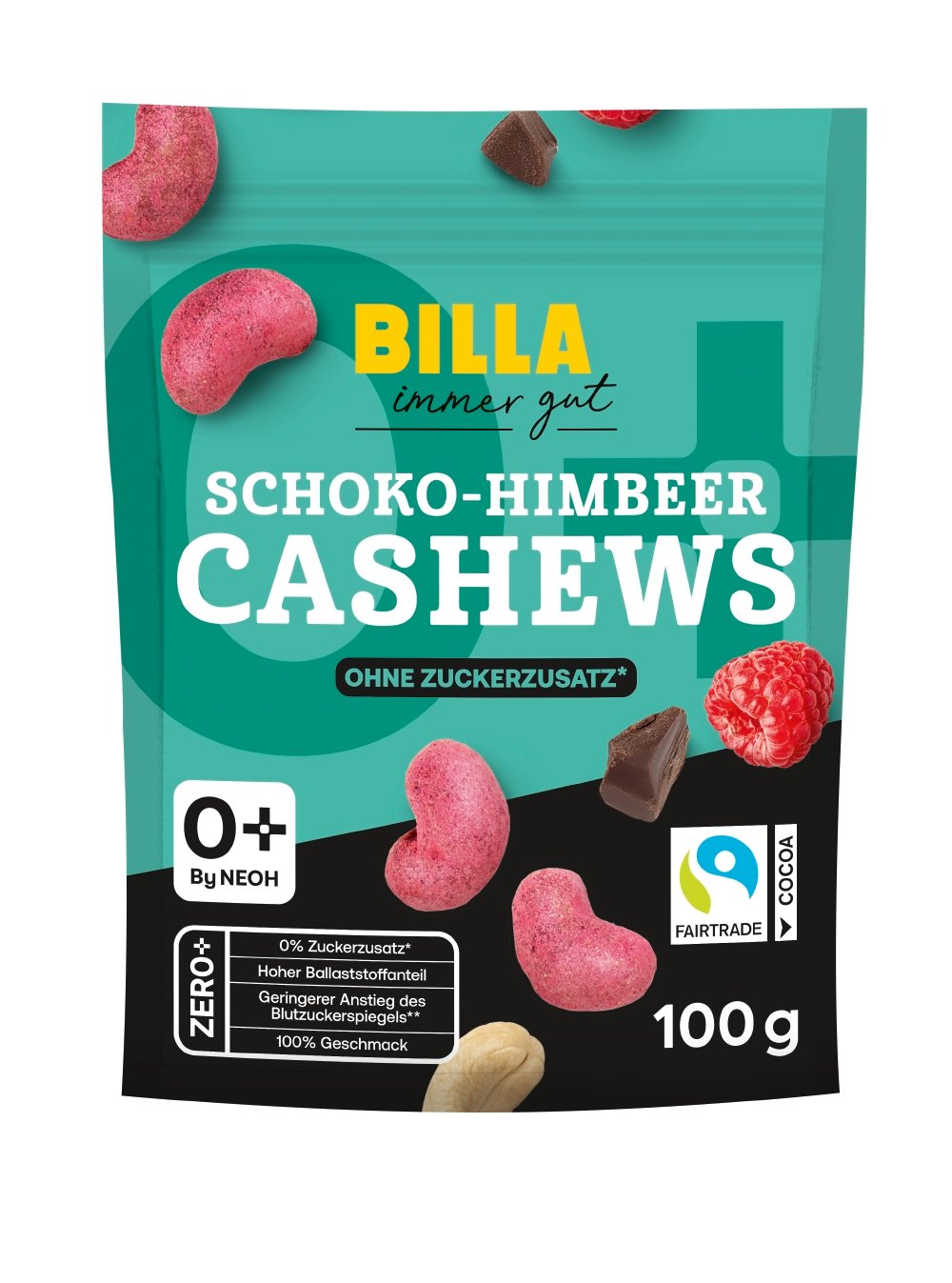 BILLA Schoko-Himbeer Cashews