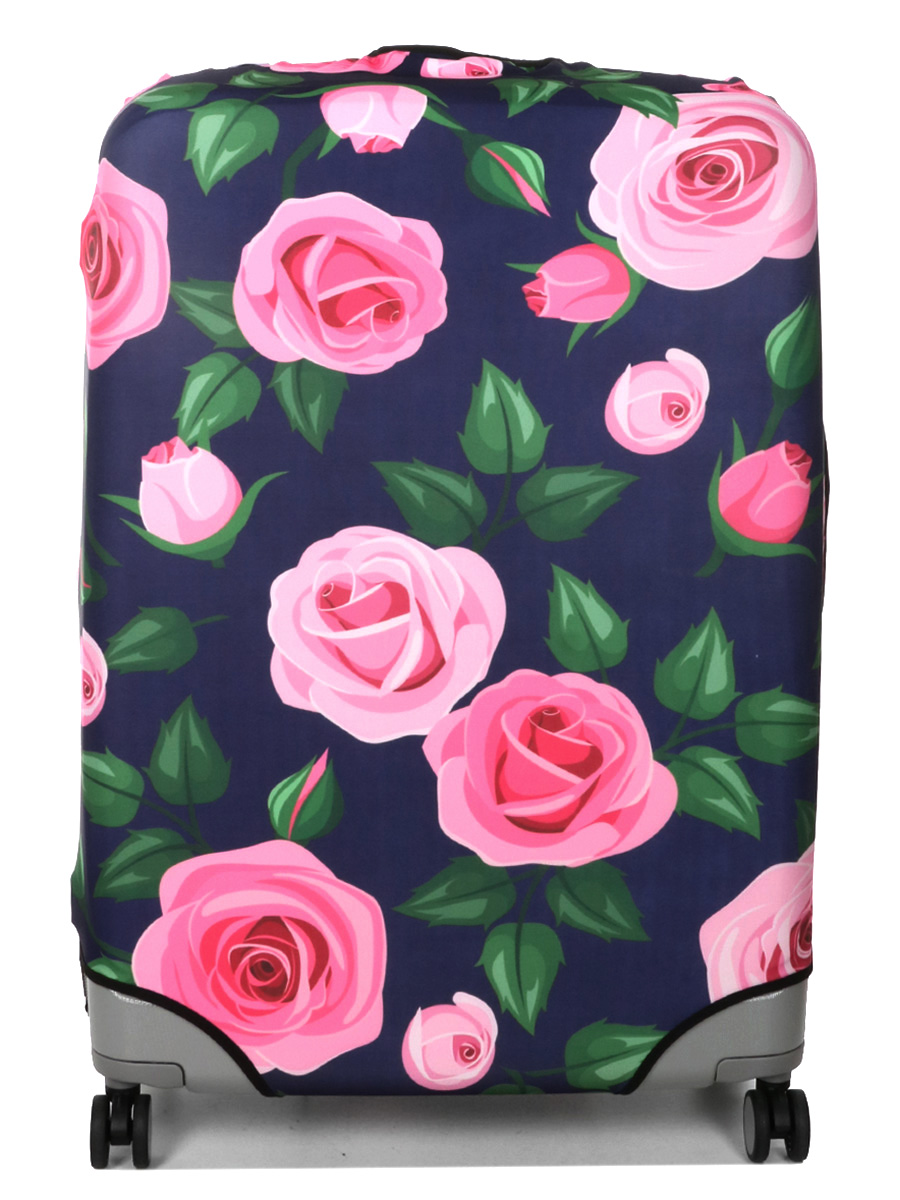 Housse de valise Periea Purple with Pink Roses XL