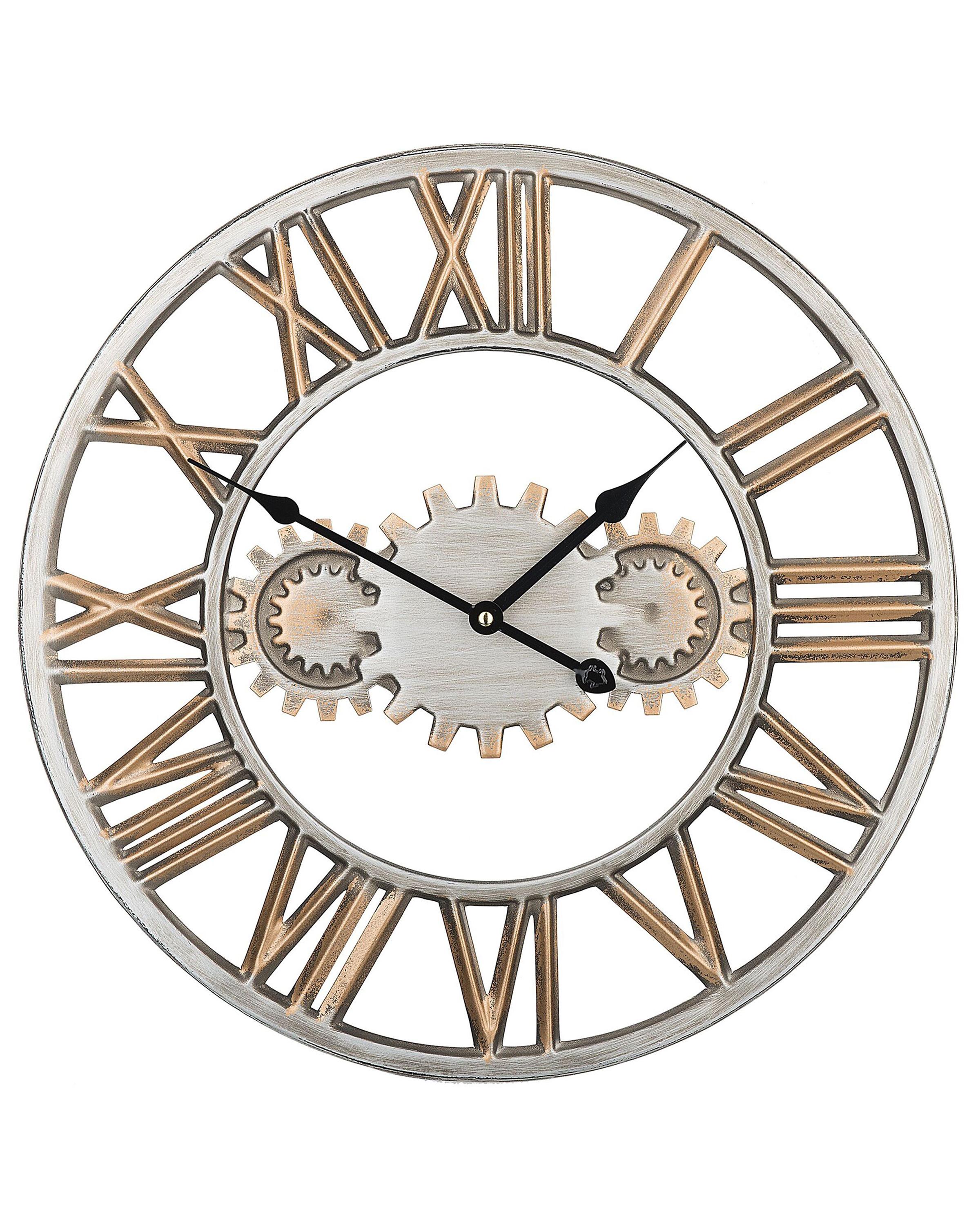 Wandklok SEON 46 cm Metaal Zilver