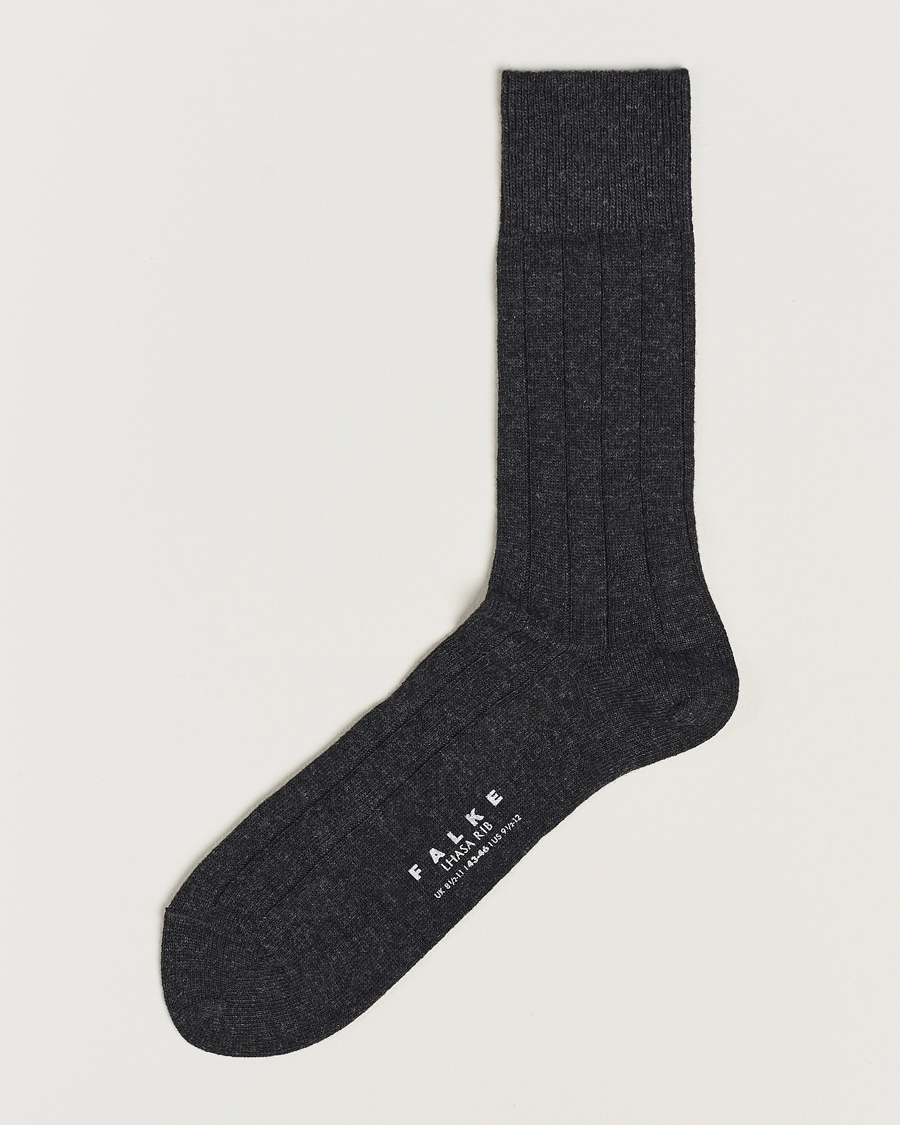 Falke Lhasa Cashmere Socks Antracite Grey