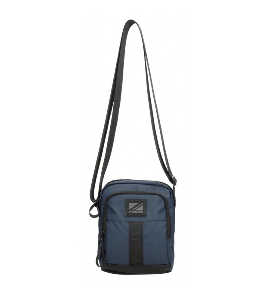 Bolsa de ombro azul marinho Pepe Jeans Hoxton
