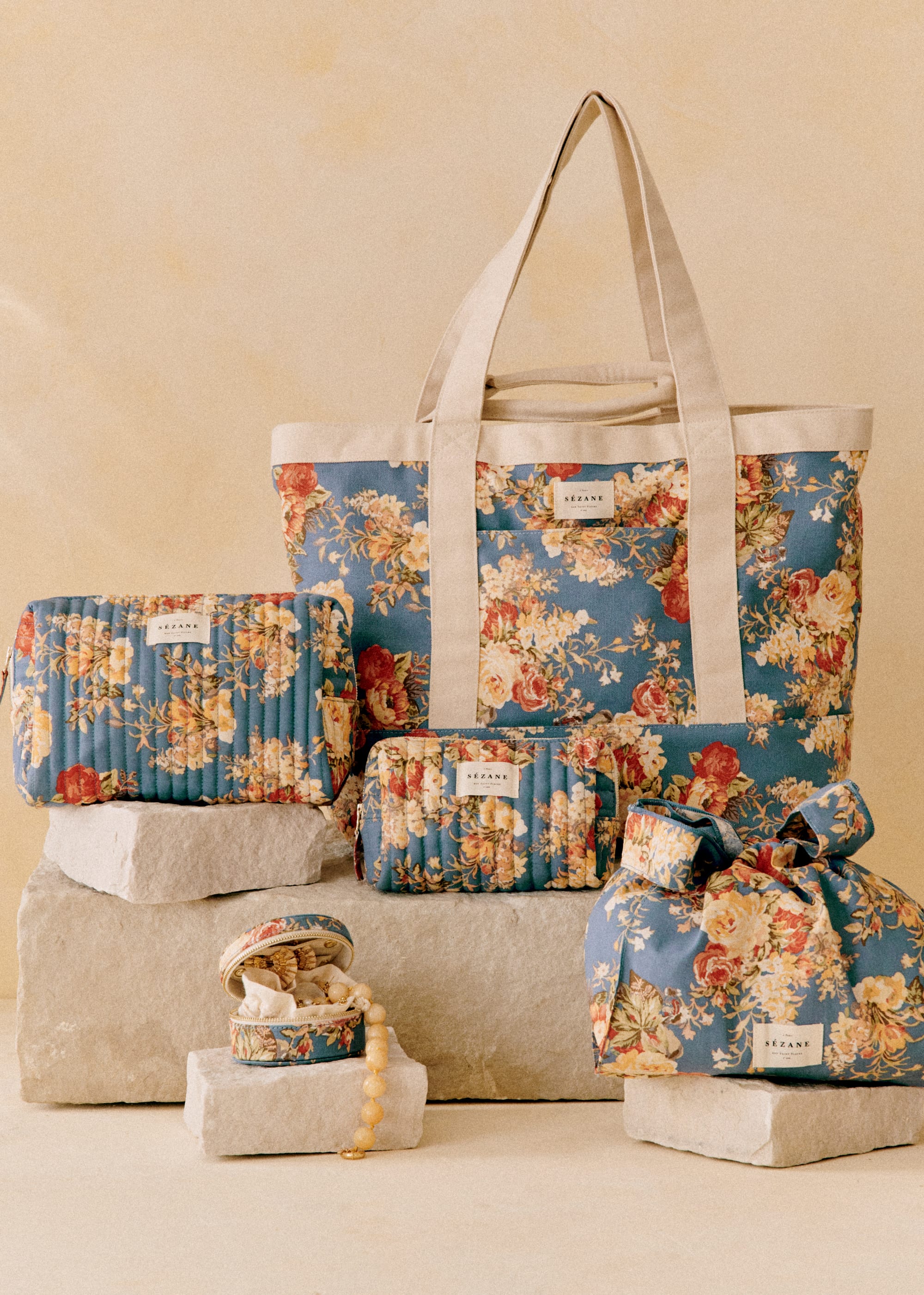 Trousse de Toilette - Floral Bleu - SACS/NEW SACS Nos Paniers 5906386